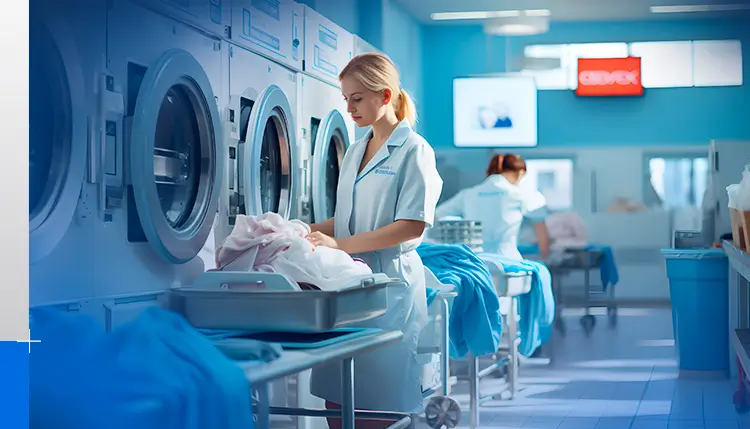 Linha Lavanderia — processos têxteis industriais