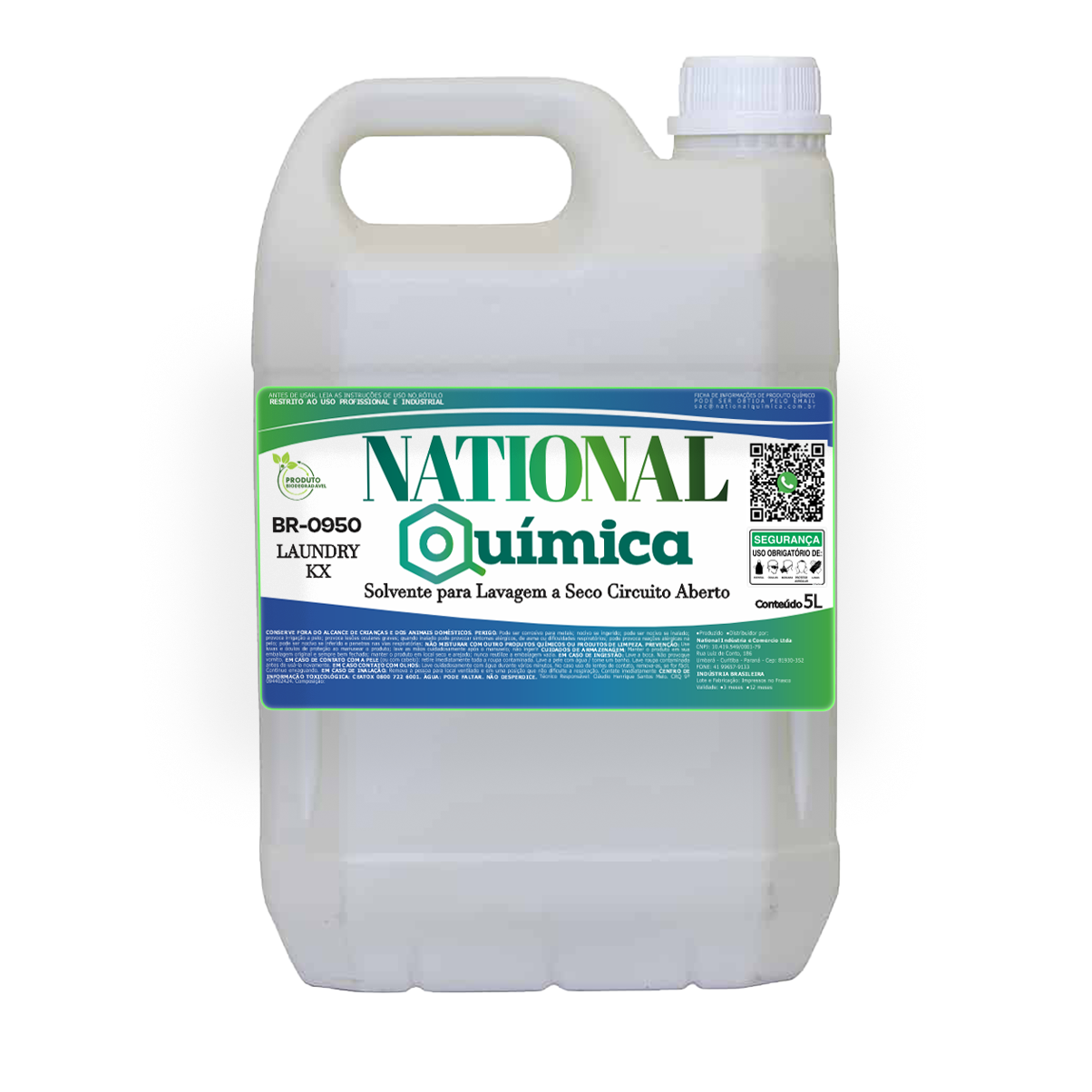 Solvente para Lavagem a Seco Sistema Aberto| National Química